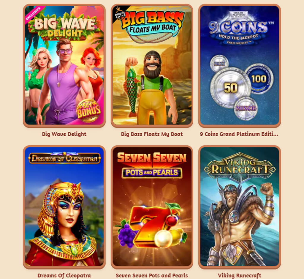 Slot di BillyBets su PC